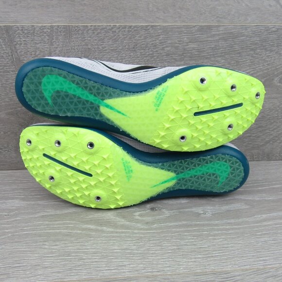 Nike Mamba 6 Distance Track & Field Spikes Men's Size 9.5 White NEW - Picture 12 of 13